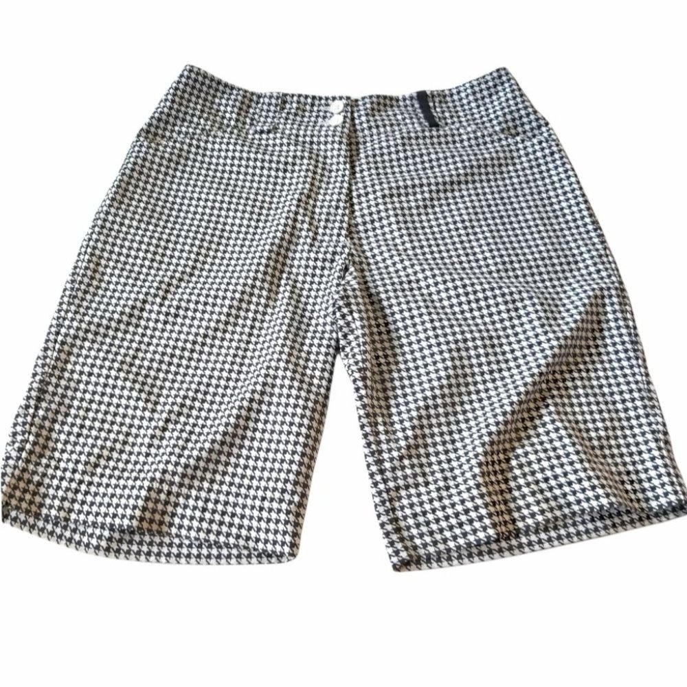 Nike Golf Fit Dry Houndstooth Flat Front Shorts 6